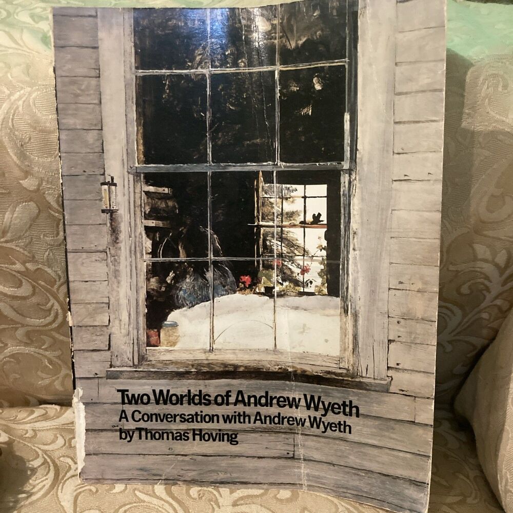 Two Worlds of Andrew Wyeth Signed by Author Thomas Hoving 1978 Used Art Book